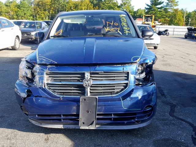 1B3HB48A59D223885 - 2009 DODGE CALIBER SX BLUE photo 9