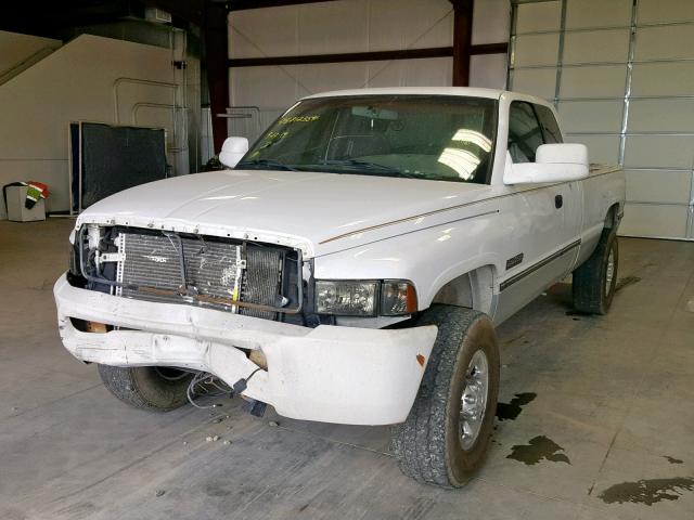 1B7KF2363XJ501827 - 1999 DODGE RAM 2500 WHITE photo 2