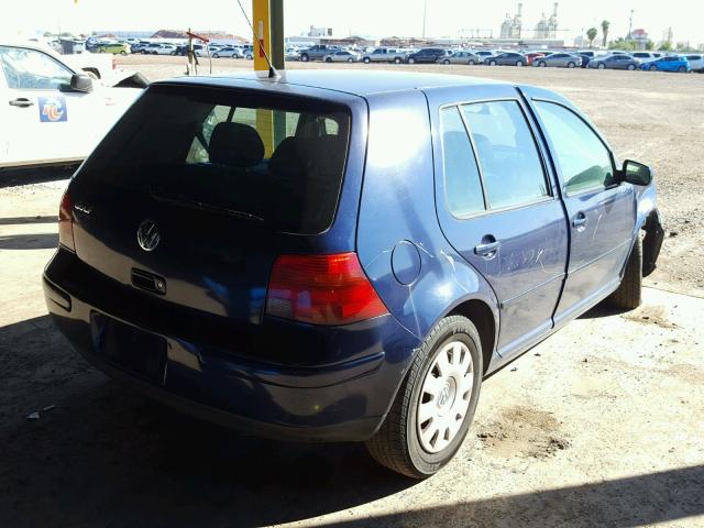 9BWFK61J934013069 - 2003 VOLKSWAGEN GOLF GL BLUE photo 4