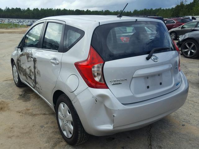 3N1CE2CP3EL400263 - 2014 NISSAN VERSA NOTE SILVER photo 3