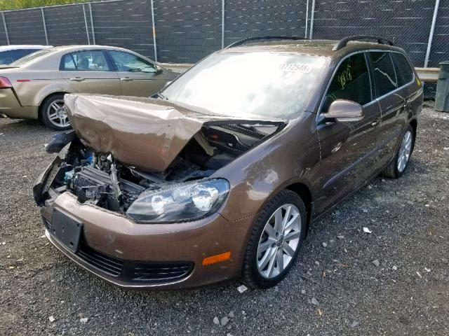 3VWPL8AJ5BM723626 - 2011 VOLKSWAGEN JETTA TDI BROWN photo 2