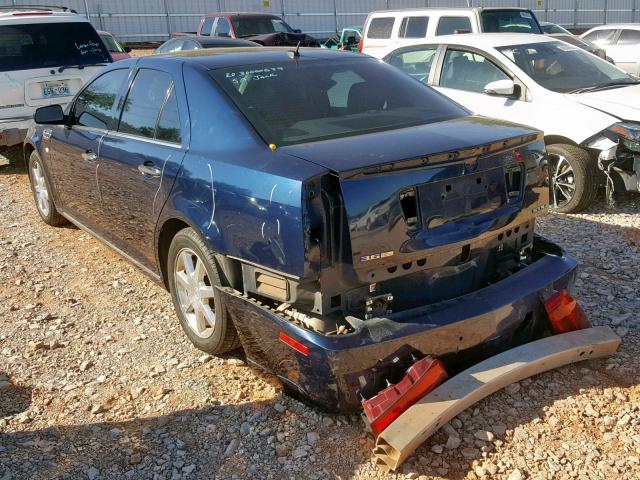 1G6DD67V580175630 - 2008 CADILLAC STS BLUE photo 3