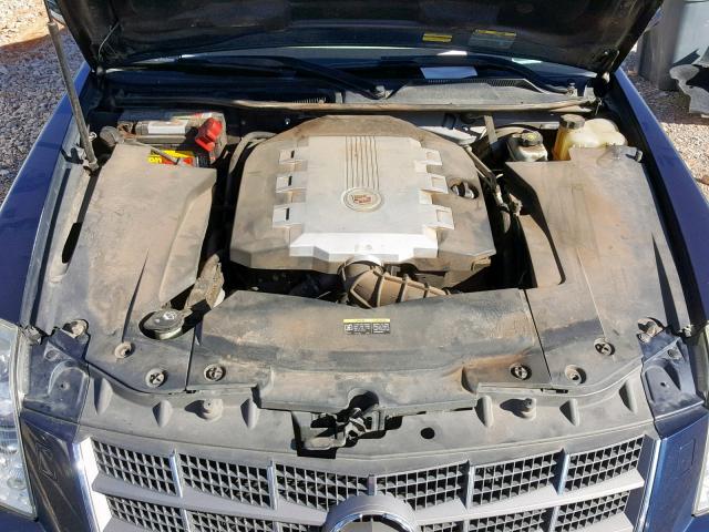 1G6DD67V580175630 - 2008 CADILLAC STS BLUE photo 7