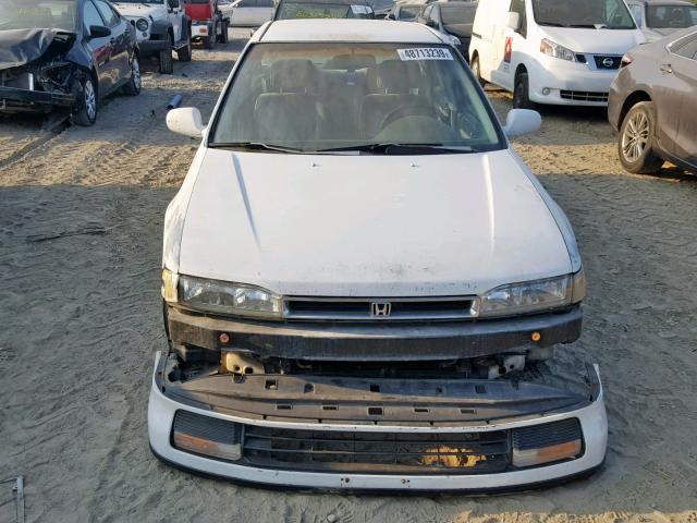 1HGCB7653MA209947 - 1991 HONDA ACCORD LX WHITE photo 10