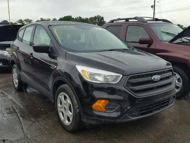 1FMCU0F73HUA27117 - 2017 FORD ESCAPE S BLACK photo 1