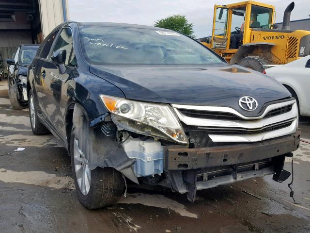 4T3ZA3BB1DU078373 - 2013 TOYOTA VENZA LE BLUE photo 1