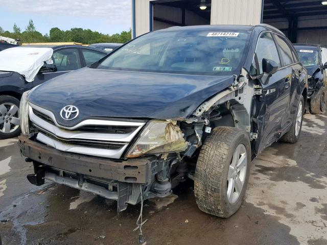 4T3ZA3BB1DU078373 - 2013 TOYOTA VENZA LE BLUE photo 2