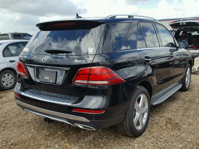 4JGDA5HB0HA845370 - 2017 MERCEDES-BENZ GLE 350 4M BLACK photo 4