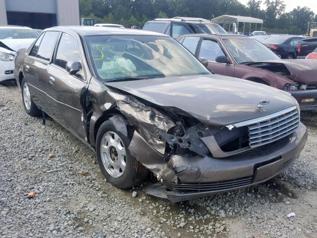 1G6KD54Y52U101849 - 2002 CADILLAC DEVILLE BROWN photo 1