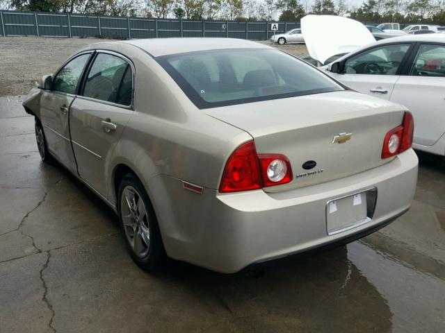 1G1ZC5EB6AF154130 - 2010 CHEVROLET MALIBU 1LT TAN photo 3