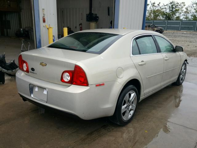 1G1ZC5EB6AF154130 - 2010 CHEVROLET MALIBU 1LT TAN photo 4
