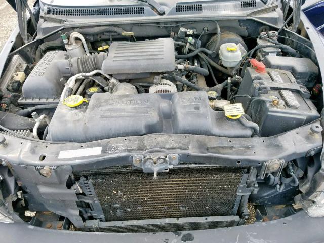 1B7GG2AN1YS697985 - 2000 DODGE DAKOTA QUA BLACK photo 7