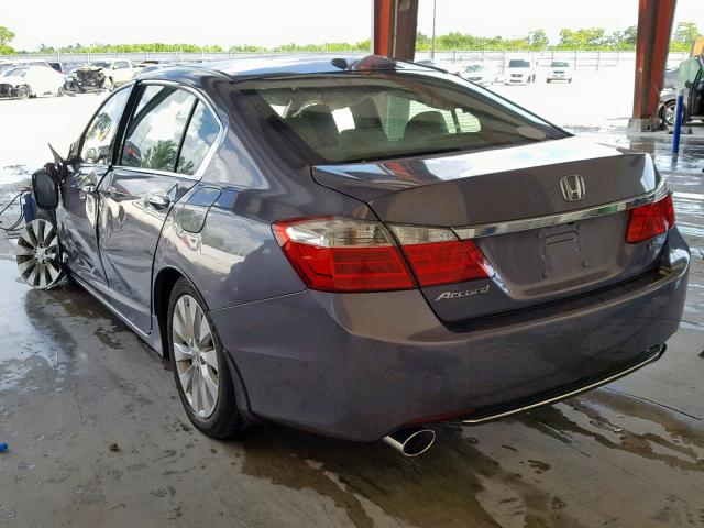 1HGCR3F87EA031704 - 2014 HONDA ACCORD EXL CHARCOAL photo 3