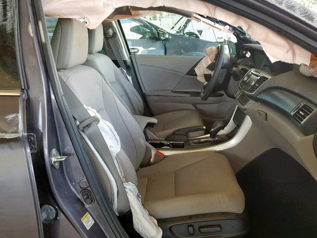 1HGCR3F87EA031704 - 2014 HONDA ACCORD EXL CHARCOAL photo 5