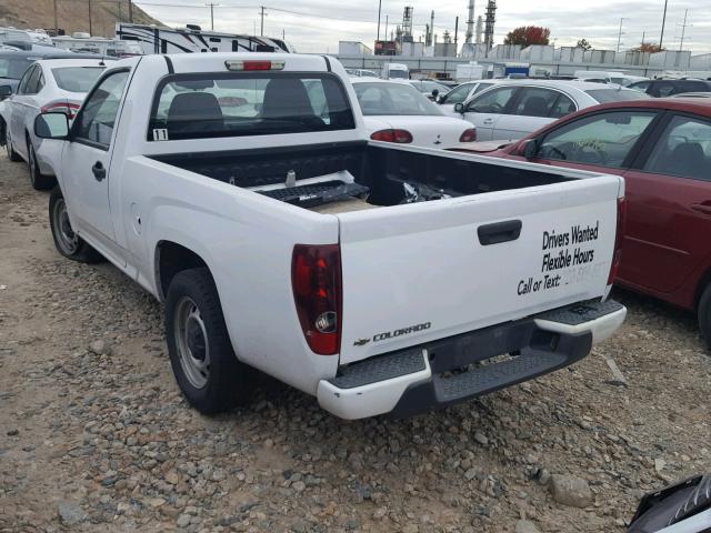 1GCCSBF98C8166703 - 2012 CHEVROLET COLORADO WHITE photo 3