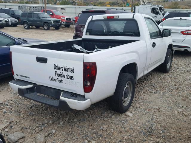 1GCCSBF98C8166703 - 2012 CHEVROLET COLORADO WHITE photo 4