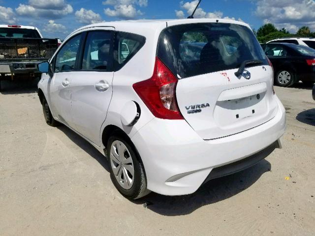 3N1CE2CP1JL370156 - 2018 NISSAN VERSA NOTE WHITE photo 3