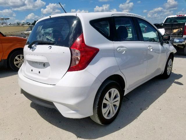 3N1CE2CP1JL370156 - 2018 NISSAN VERSA NOTE WHITE photo 4