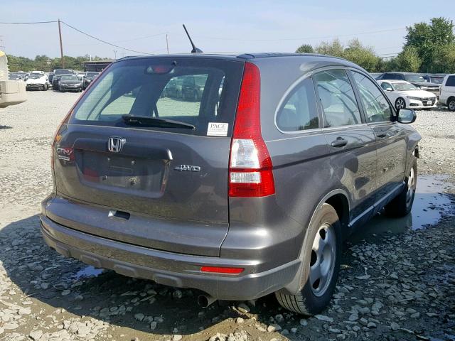 5J6RE4H35BL066795 - 2011 HONDA CR-V LX GRAY photo 4