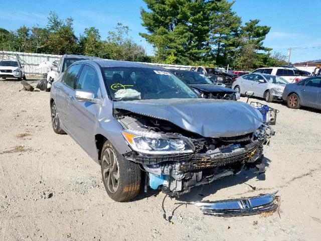 1HGCR3F85HA001282 - 2017 HONDA ACCORD EXL SILVER photo 1