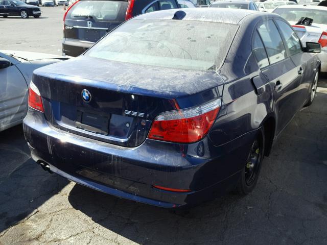 WBANW13588CZ84250 - 2008 BMW 535 I BLUE photo 4