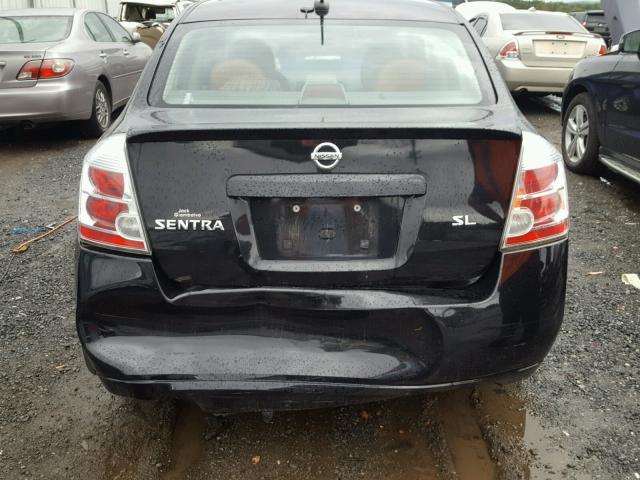 3N1AB61E18L655569 - 2008 NISSAN SENTRA 2.0 BLACK photo 9