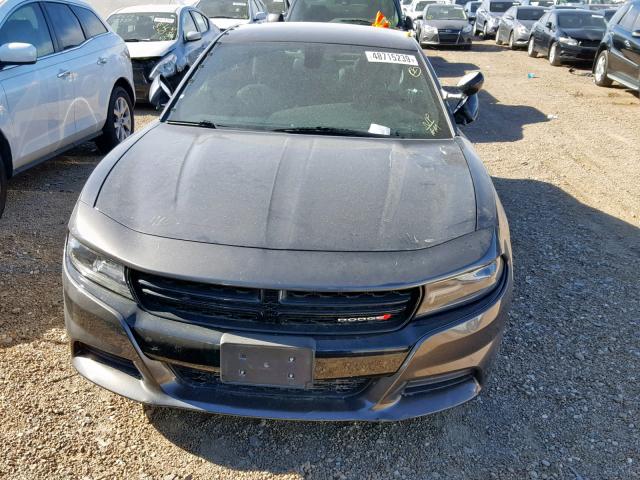 2C3CDXKT0FH881325 - 2015 DODGE CHARGER PO BLACK photo 9