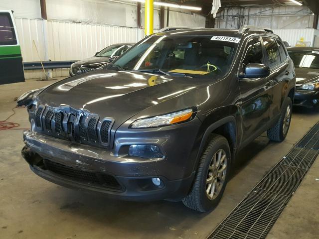 1C4PJMCS9EW147325 - 2014 JEEP CHEROKEE L GRAY photo 2