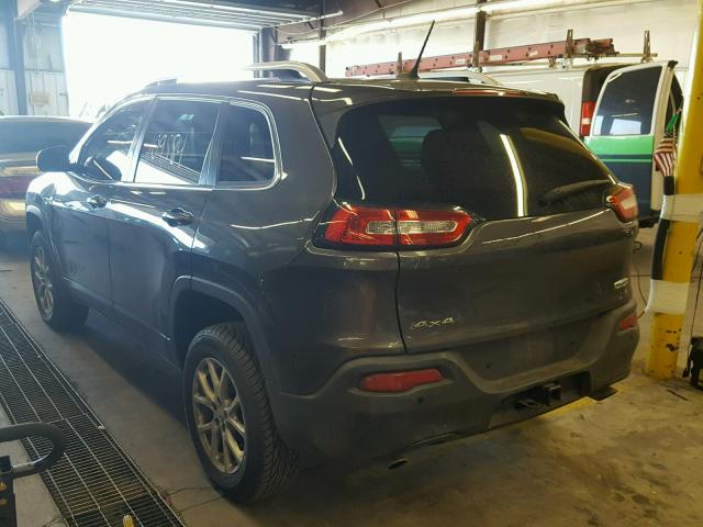 1C4PJMCS9EW147325 - 2014 JEEP CHEROKEE L GRAY photo 3