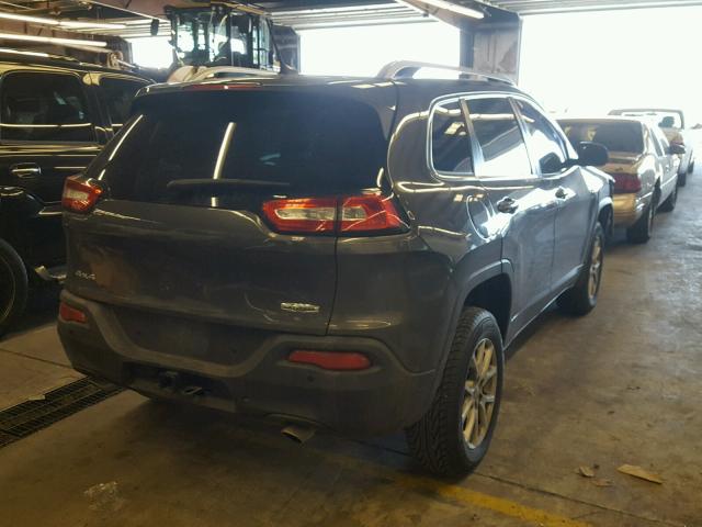 1C4PJMCS9EW147325 - 2014 JEEP CHEROKEE L GRAY photo 4