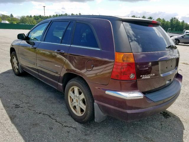 2C8GM68434R388560 - 2004 CHRYSLER PACIFICA MAROON photo 3