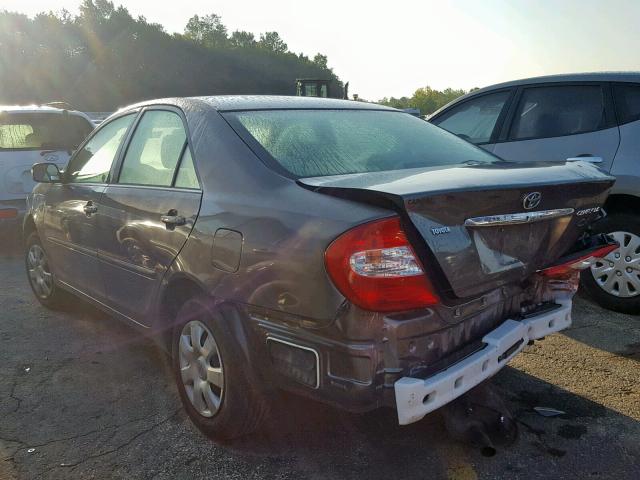 4T1BE32K84U890915 - 2004 TOYOTA CAMRY LE GRAY photo 3