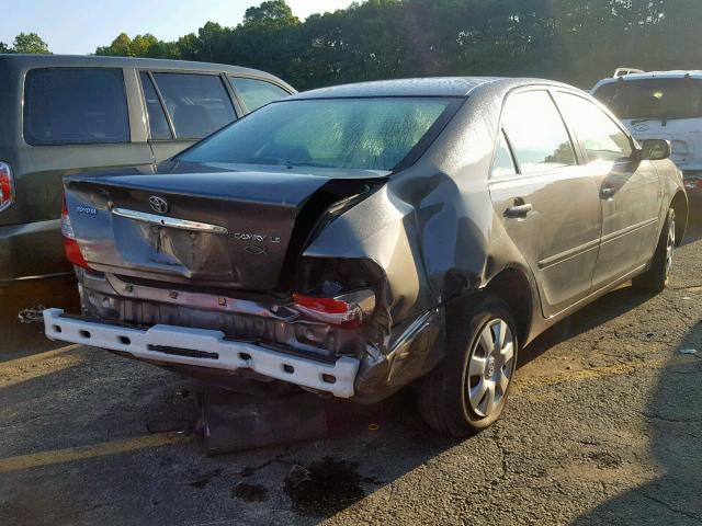 4T1BE32K84U890915 - 2004 TOYOTA CAMRY LE GRAY photo 4