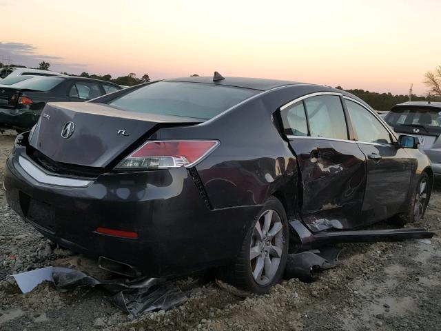 19UUA8F24CA027563 - 2012 ACURA TL GRAY photo 4