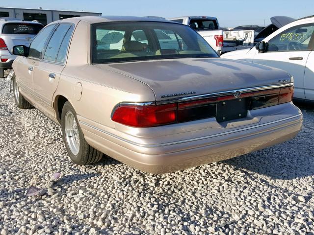 2MELM75W2VX643268 - 1997 MERCURY GRAND MARQ BEIGE photo 3