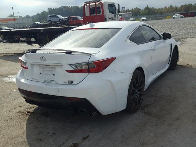 JTHHP5BCXF5003338 - 2015 LEXUS RC-F WHITE photo 4