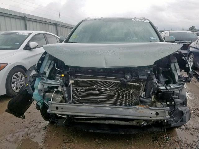 5J6RM3H77CL003733 - 2012 HONDA CR-V EXL TEAL photo 9