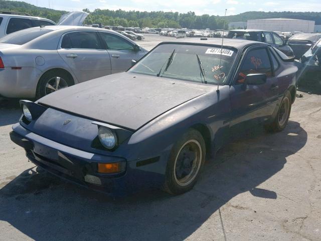 WP0AA0949DN451640 - 1983 PORSCHE 944 BLUE photo 2