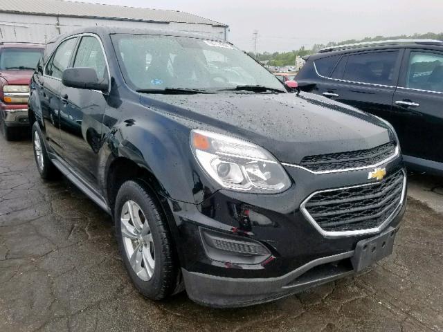 2GNALBEKXG1145988 - 2016 CHEVROLET EQUINOX LS BLACK photo 1