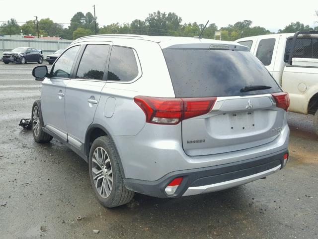 JA4JZ4AX9GZ037500 - 2016 MITSUBISHI OUTLANDER SILVER photo 3