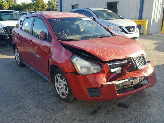 5Y2SP67069Z423008 - 2009 PONTIAC VIBE RED photo 1