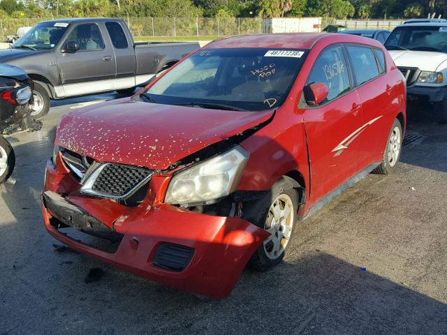 5Y2SP67069Z423008 - 2009 PONTIAC VIBE RED photo 2