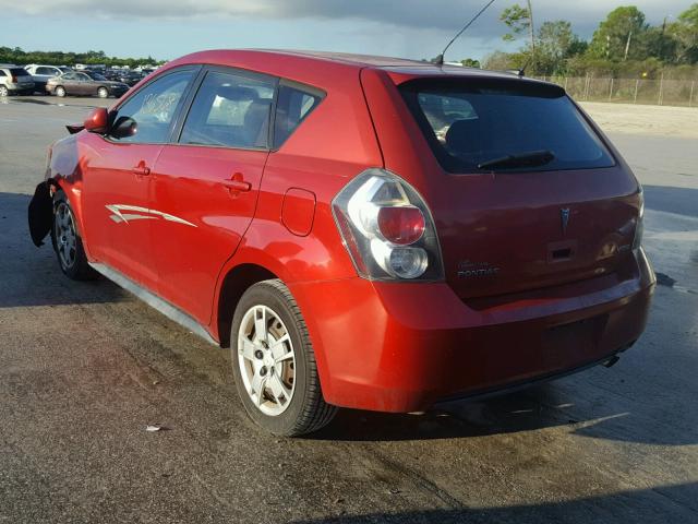 5Y2SP67069Z423008 - 2009 PONTIAC VIBE RED photo 3