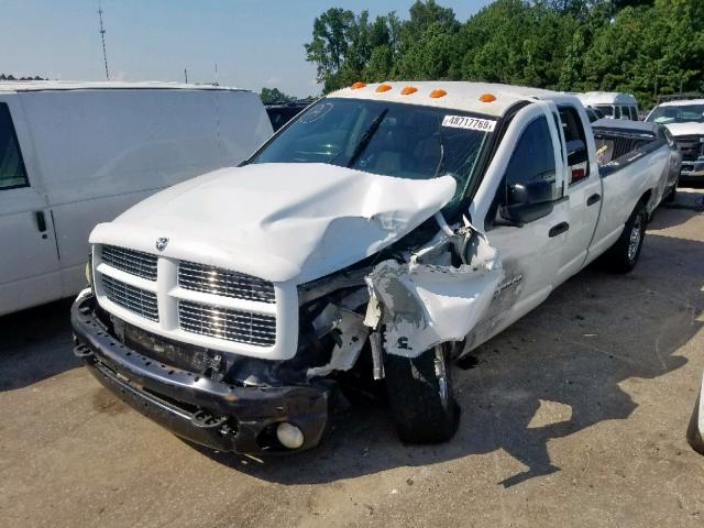 3D7LA386X3G760592 - 2003 DODGE RAM 3500 S WHITE photo 2