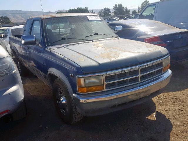 1B7GL23XXSS166964 - 1995 DODGE DAKOTA BLUE photo 1