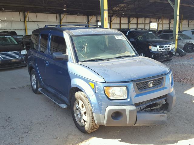 5J6YH17786L003315 - 2006 HONDA ELEMENT EX BLUE photo 1