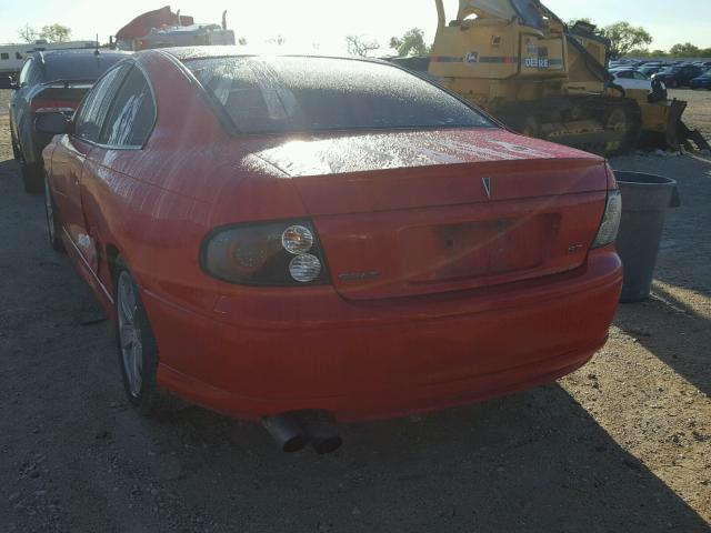 6G2VX12G34L237630 - 2004 PONTIAC GTO RED photo 3