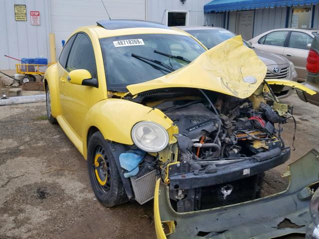 3VWCD31C95M412818 - 2005 VOLKSWAGEN NEW BEETLE ყვითელი ფოტო 1