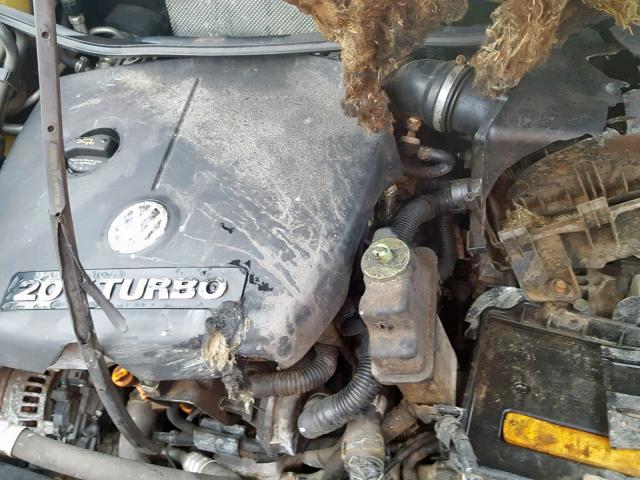 3VWCD31C95M412818 - 2005 VOLKSWAGEN NEW BEETLE ყვითელი ფოტო 7