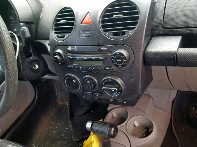 3VWCD31C95M412818 - 2005 VOLKSWAGEN NEW BEETLE ყვითელი ფოტო 9